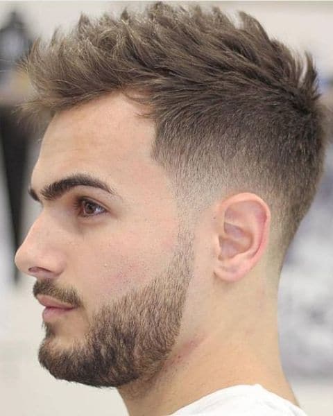 Quiff-with-Taper-Fade-for-bald-man