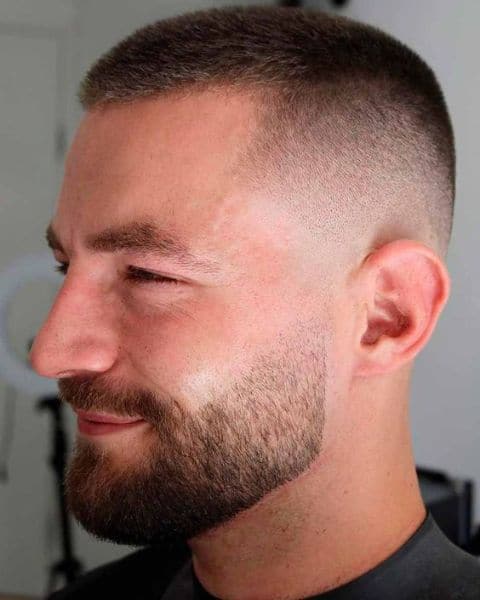 Skin-Fade-with-Short-Hair-for-bald-man