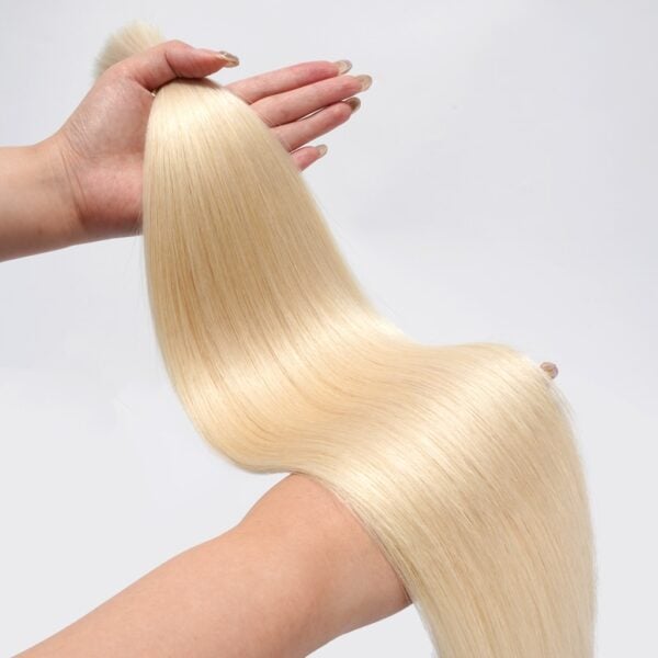 Bulk-Hair-Remy-Human-Hair-Platinum-Blonde-1001-5