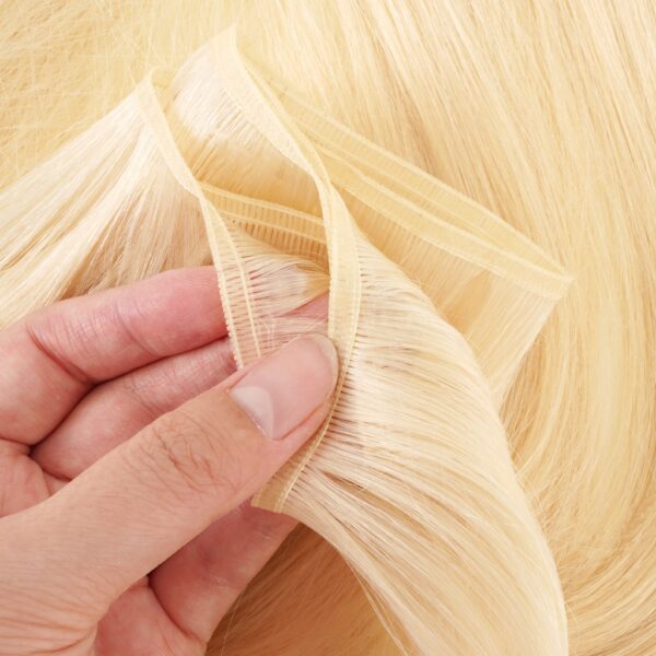 Flat-Weft-Hair-Extensions-in-Remy-Hair-Blonde-613-9-1
