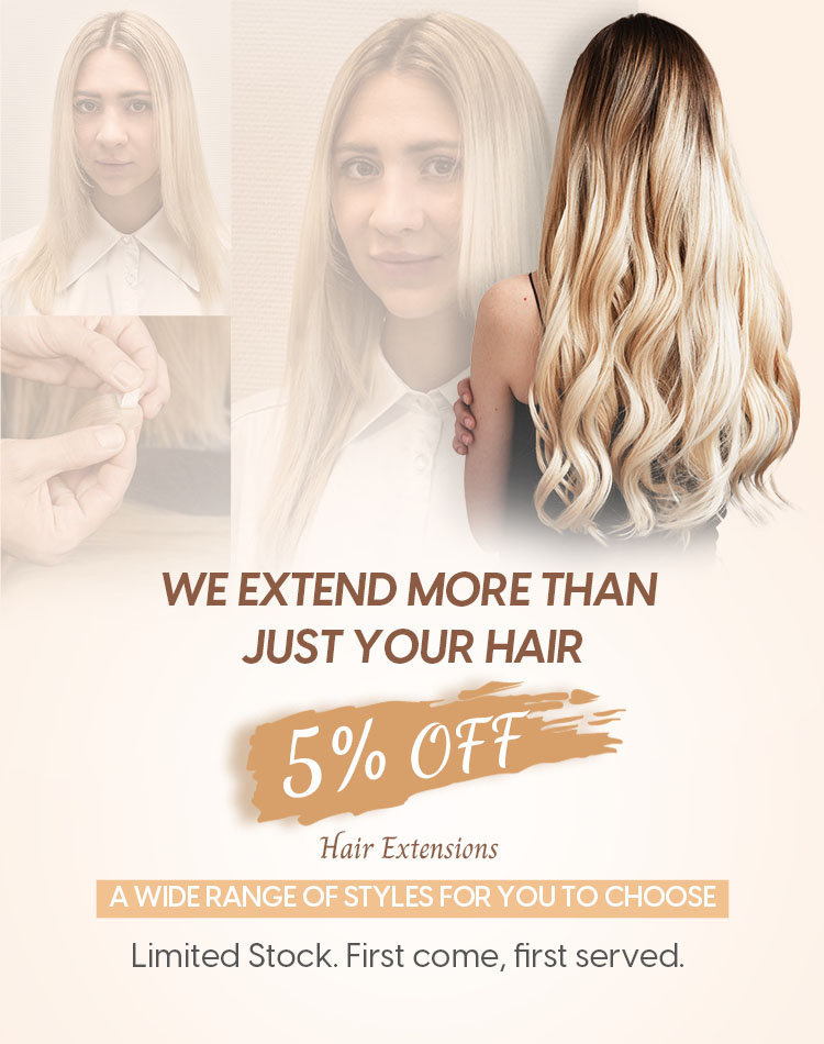 hair extensions sale banner Mobile terminal
